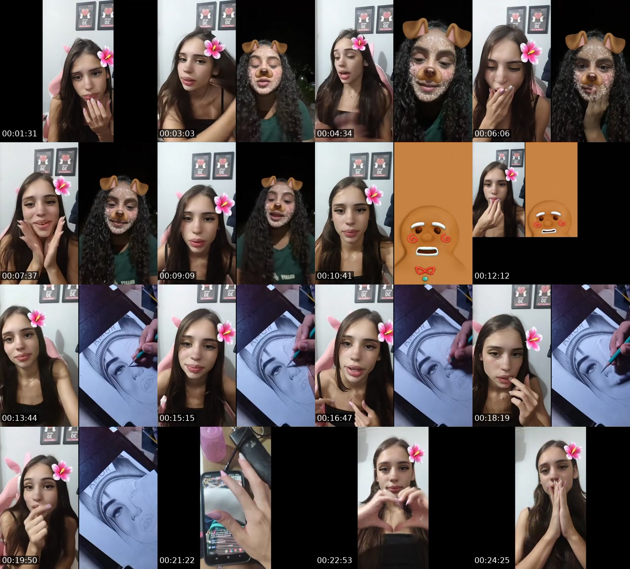 TikTok live: desafios ✨💖🐰 by @kamy_lmk