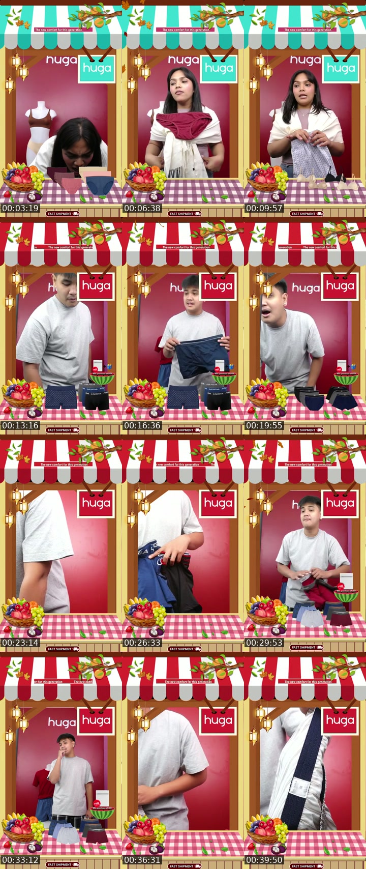 TikTok live: HUGA OFFICIAL STORE by @hugabrand