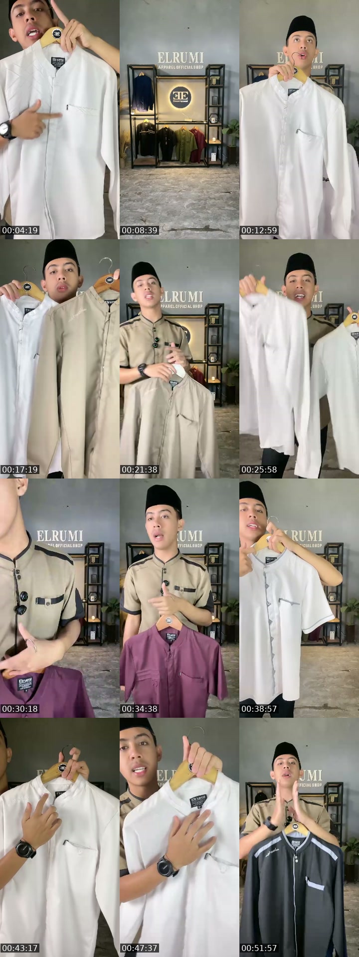 TikTok live: Promo baju koko pria by @elrumi_apparel_official