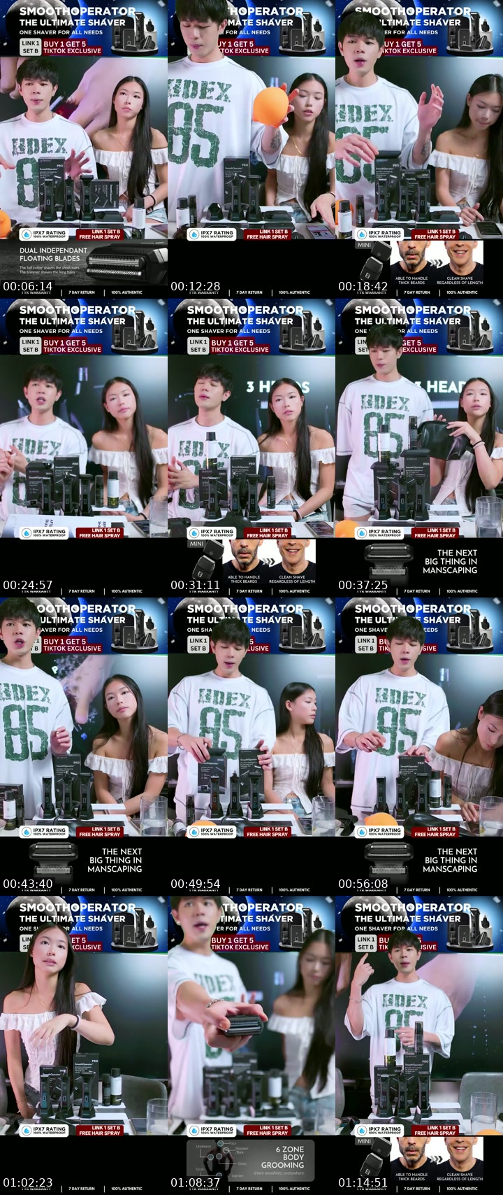 Singapore TikTok live: BEST MENS WOMEN SHAVER by @sgpomadesofficial