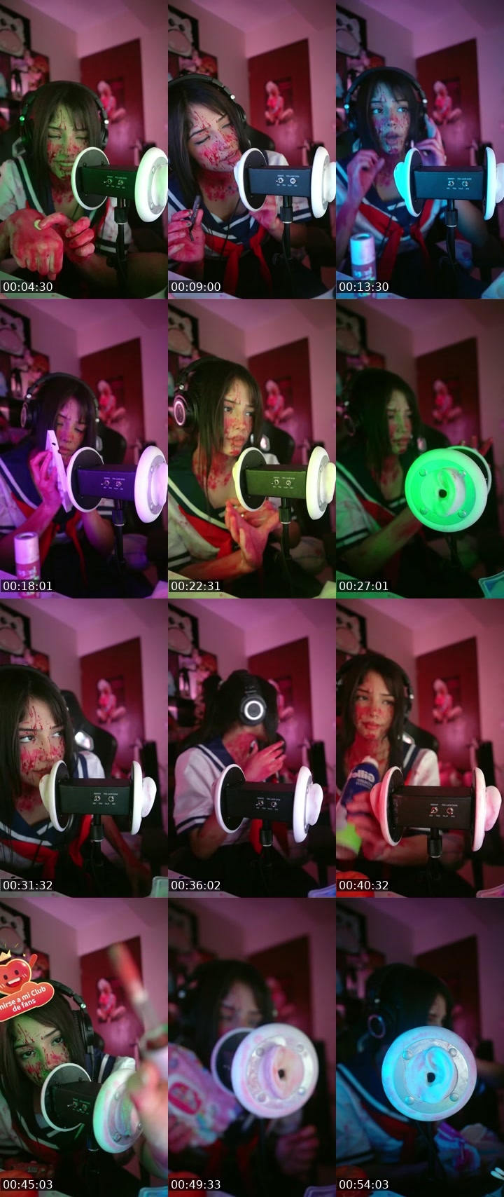 TikTok live: asmr conmigo a mimir sangre fake by @airita_miau123
