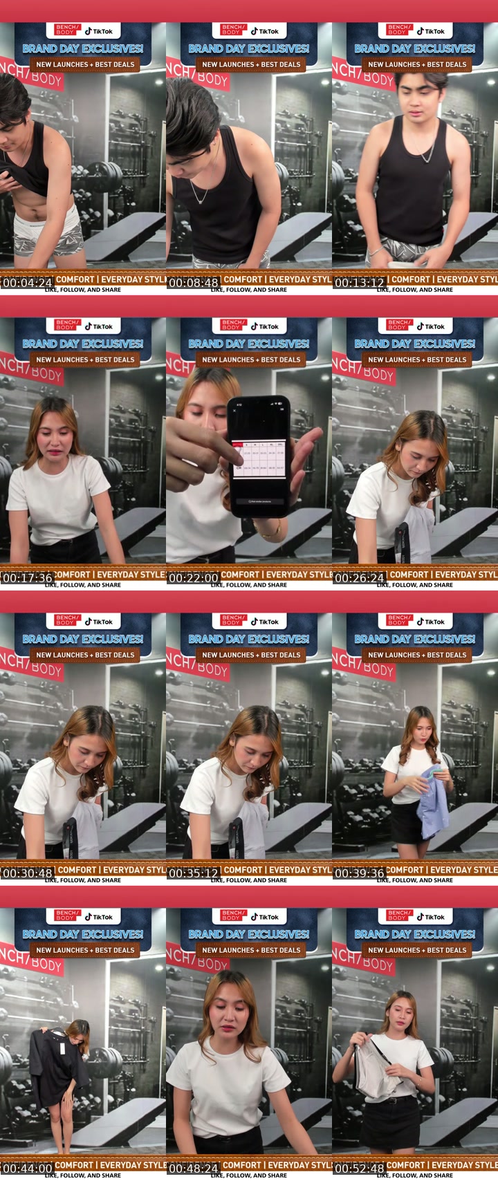 Philippines TikTok live: Bench Brand Day sale! by @benchbody.ph