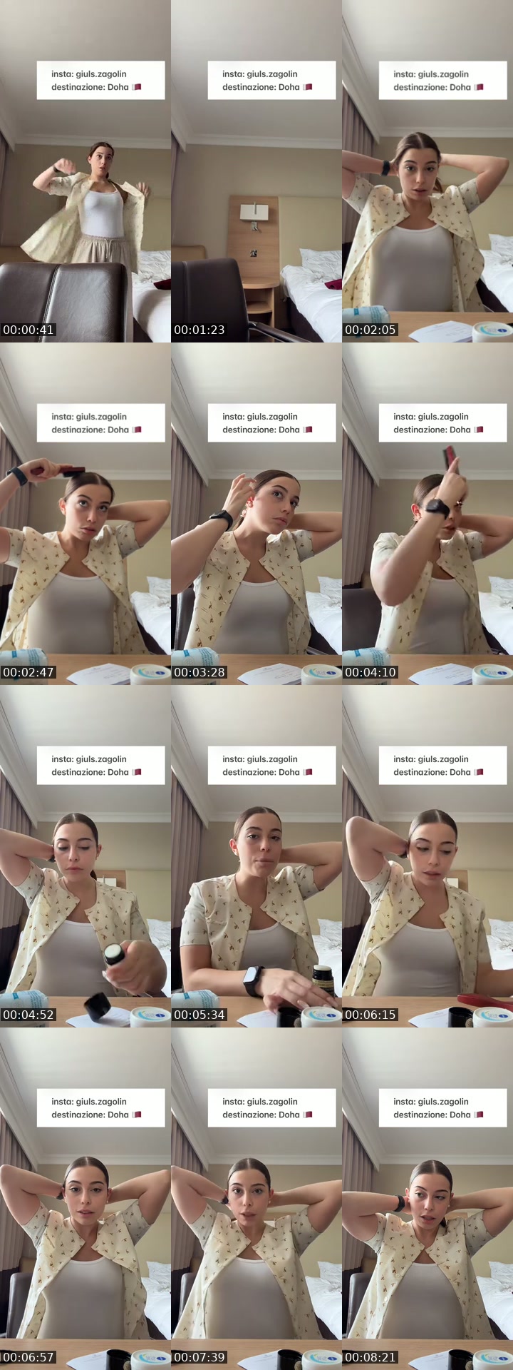 TikTok live: GRWM from London✈️🪽💕 by @giuls.zagolin