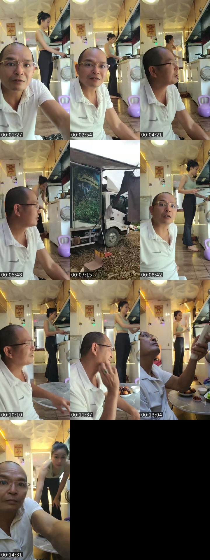 Vietnam TikTok live: Vợ Chồng Sống Trên Xe by @songtrenxetai