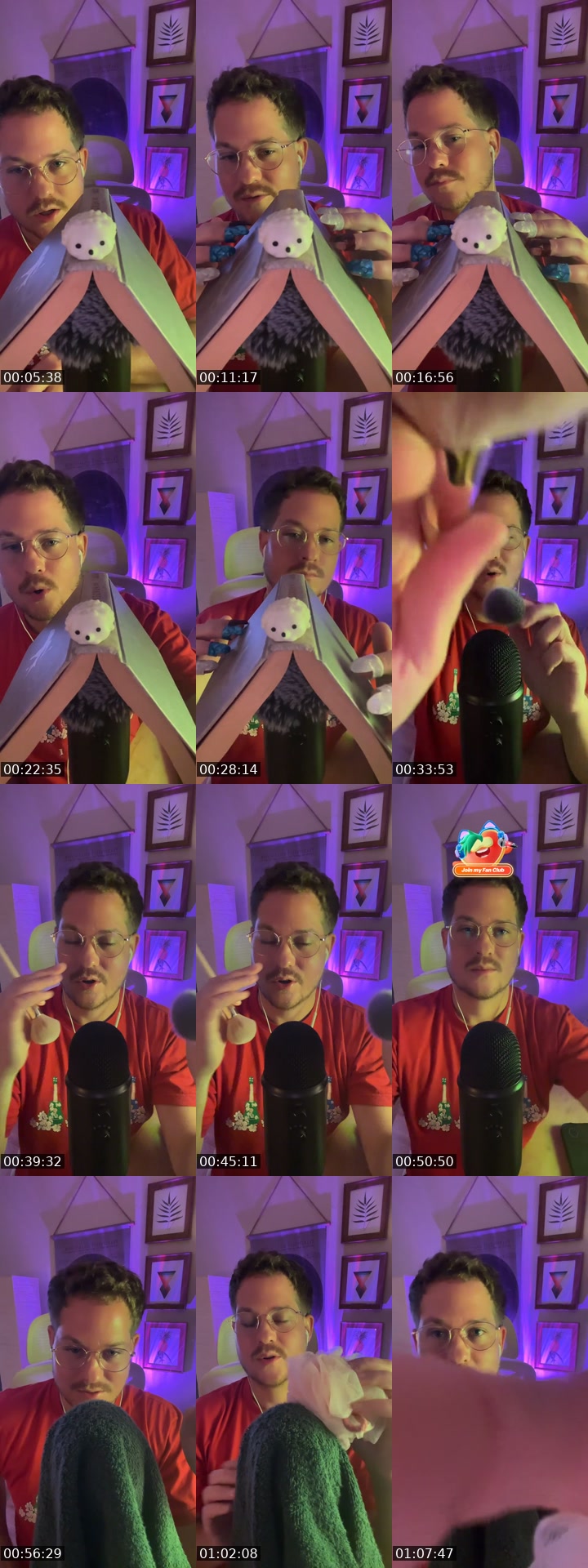 TikTok live: Cozy ASMR by @codymcgibbon