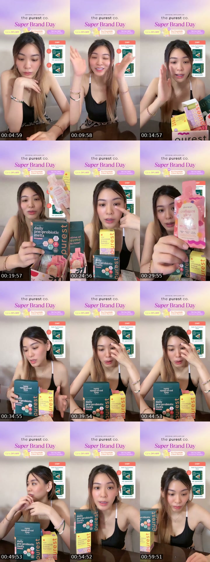 TikTok live: PUREST CO with Jaylene! by @jaylenebaobao