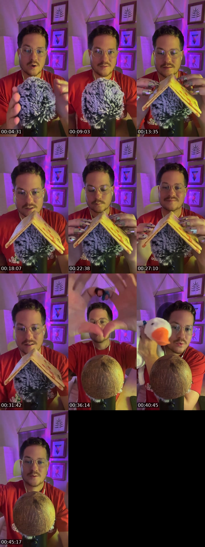TikTok live: Cozy ASMR by @codymcgibbon