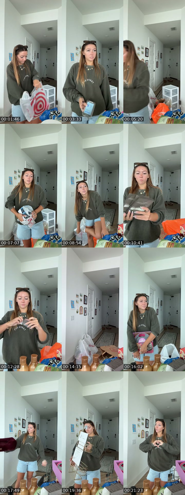 TikTok live: quick shopping haul by @crazyjamjam