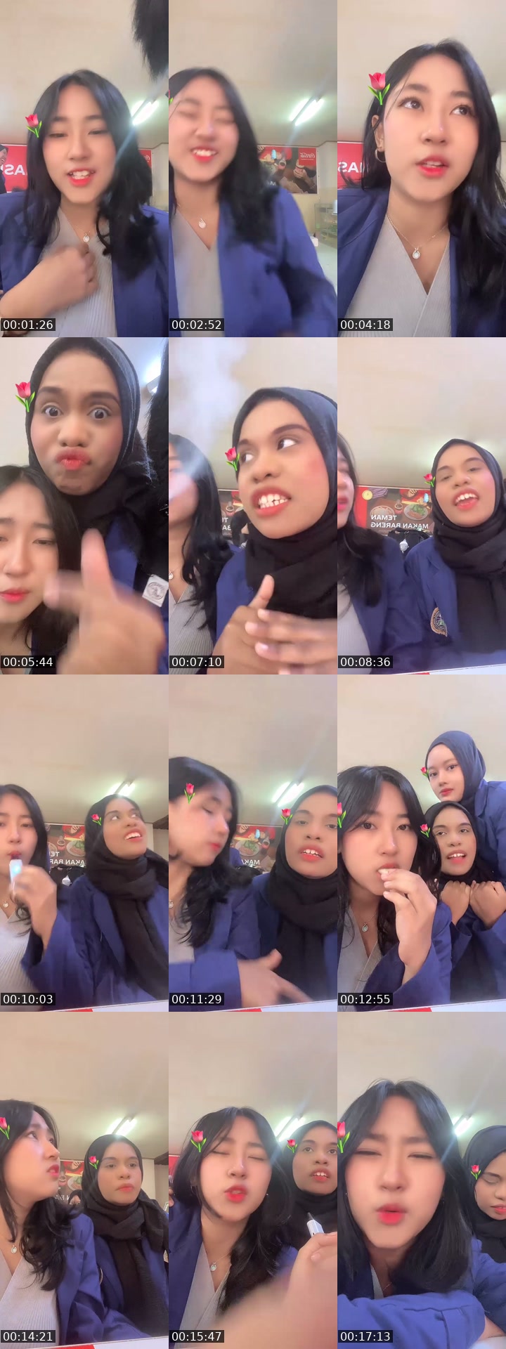 Past TikTok live: absen malam inii by @alavyou3