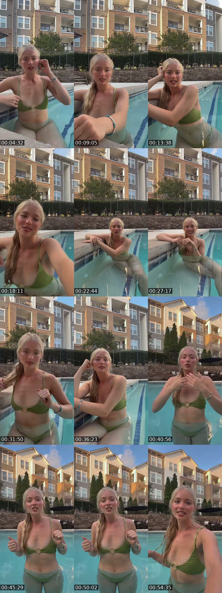 Past TikTok live: Pool🕊️ 🥂 by @kennedytaylorofficial