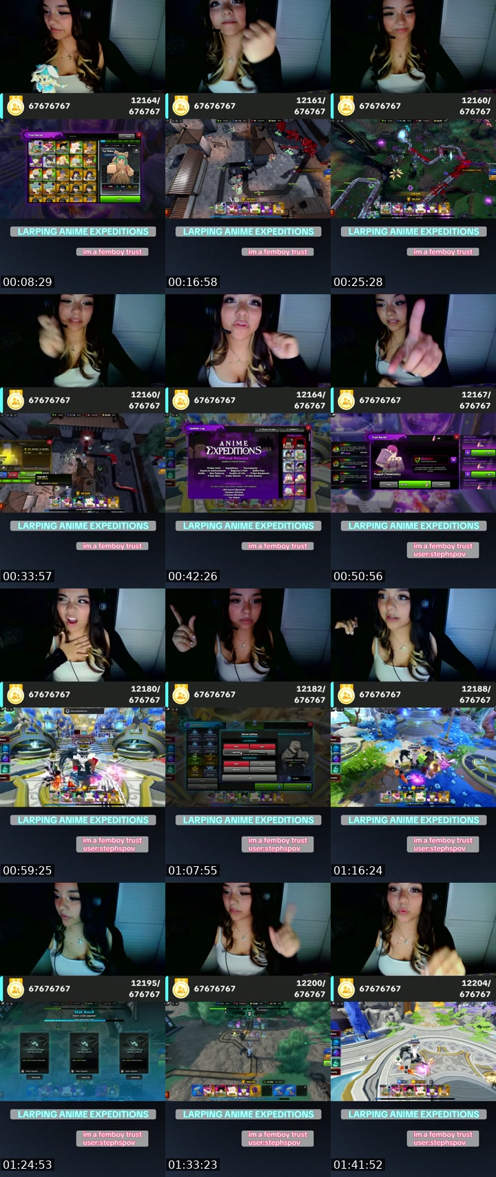 TikTok live: LARPING AE by @stayed4u
