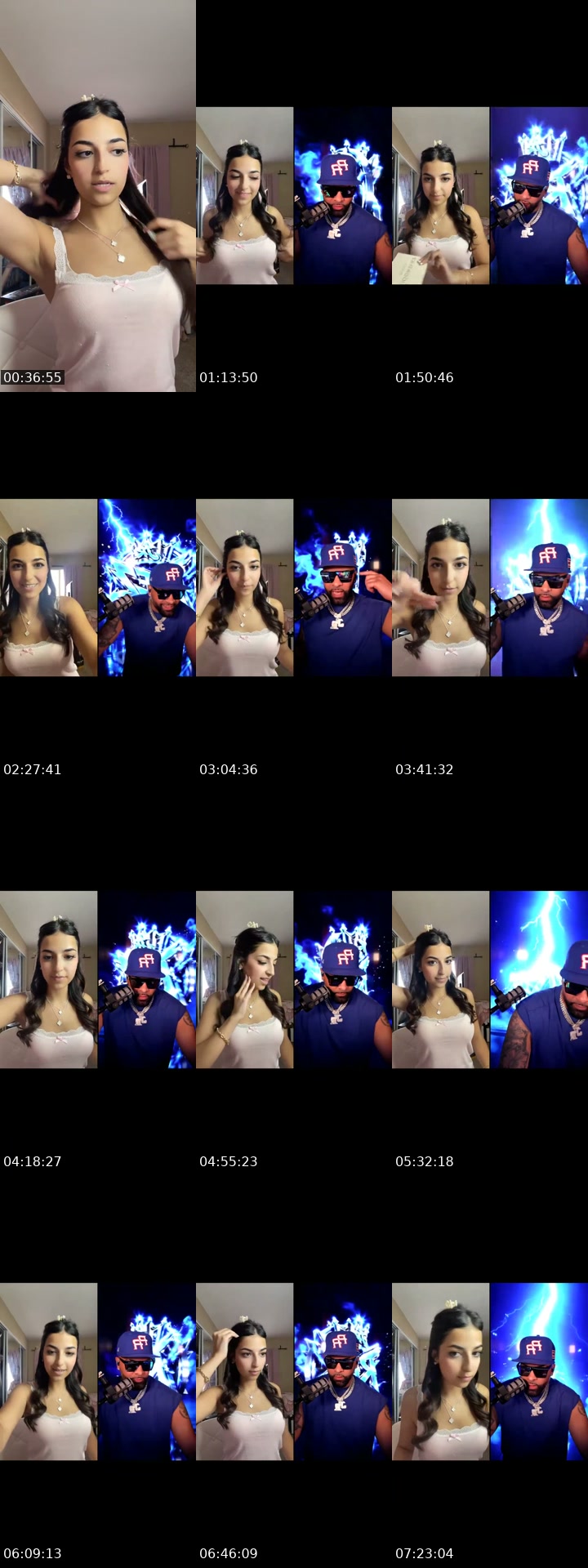 Syria TikTok live: grwm :) by @bby.ahla