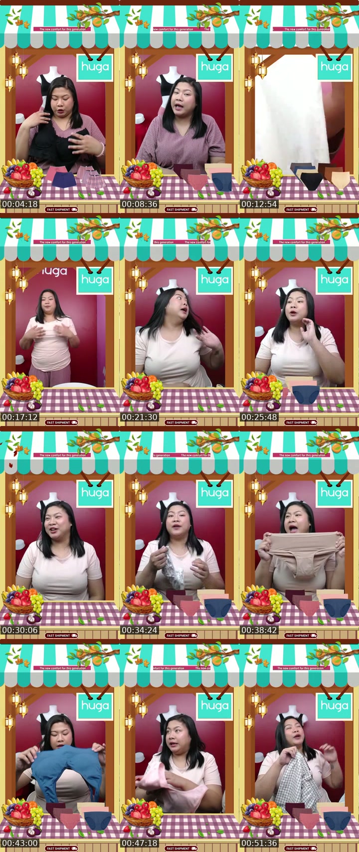TikTok live: HUGA OFFICIAL STORE by @hugabrand