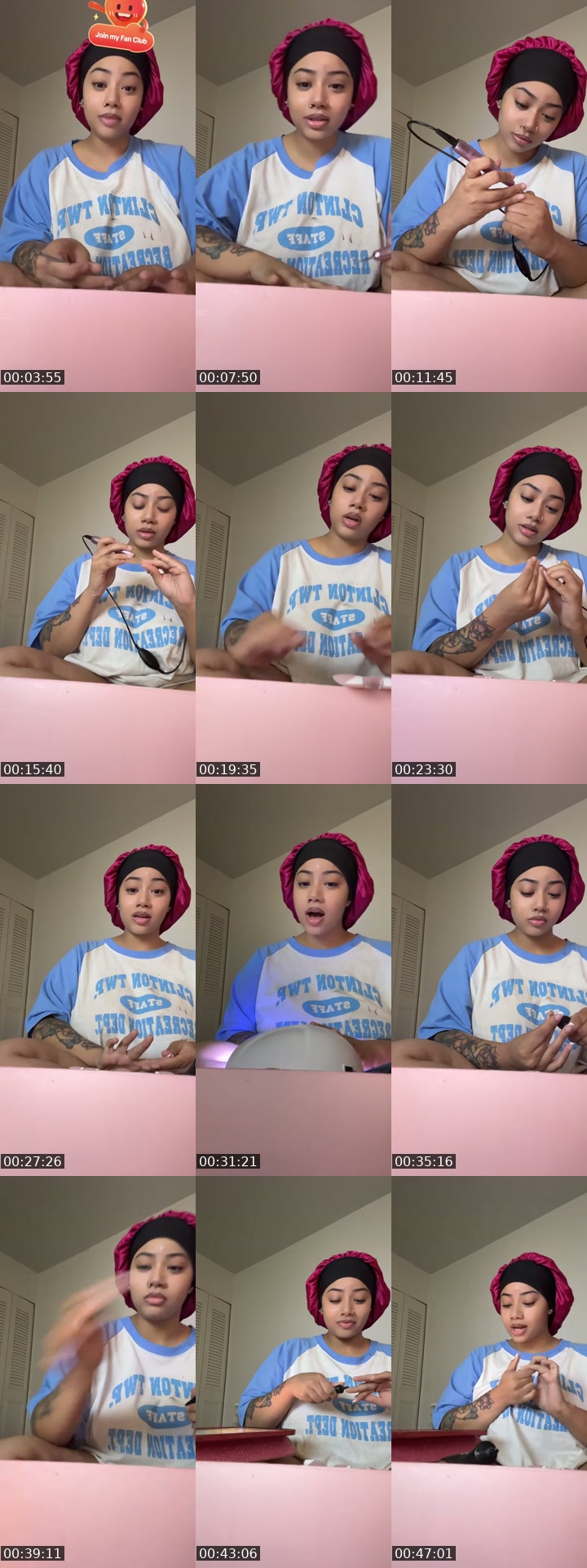 TikTok live: Doing my nails by @.keymariee