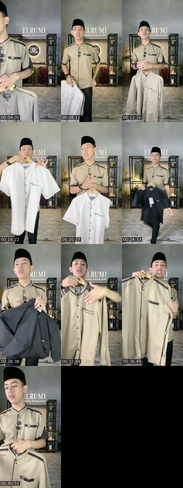TikTok live: Promo baju koko pria by @elrumi_apparel_official
