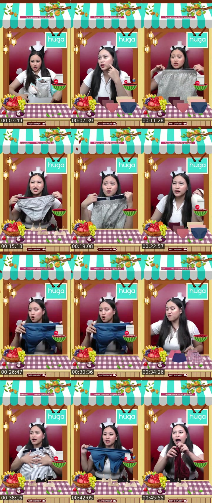 TikTok live: HUGA OFFICIAL STORE by @hugabrand