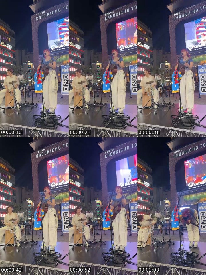 TikTok live: 歌舞伎町路上ライブ！ by @miina0825