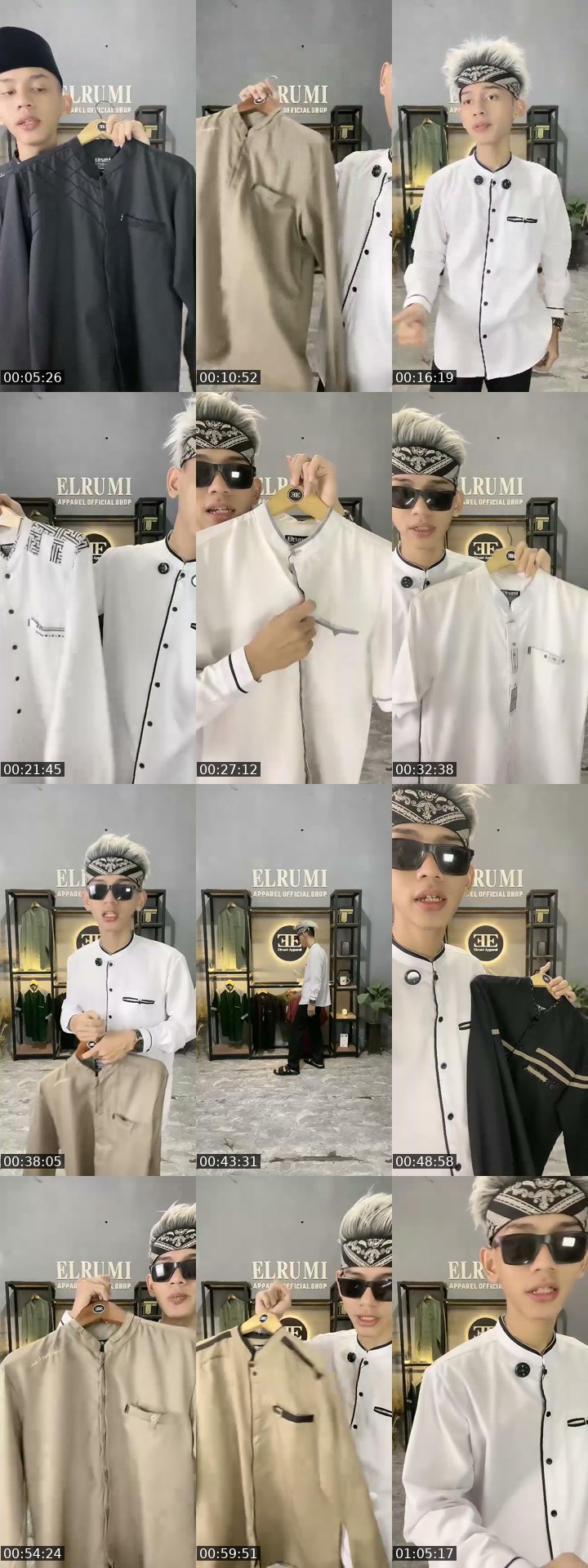 TikTok live: Promo baju koko pria by @elrumi_apparel_official