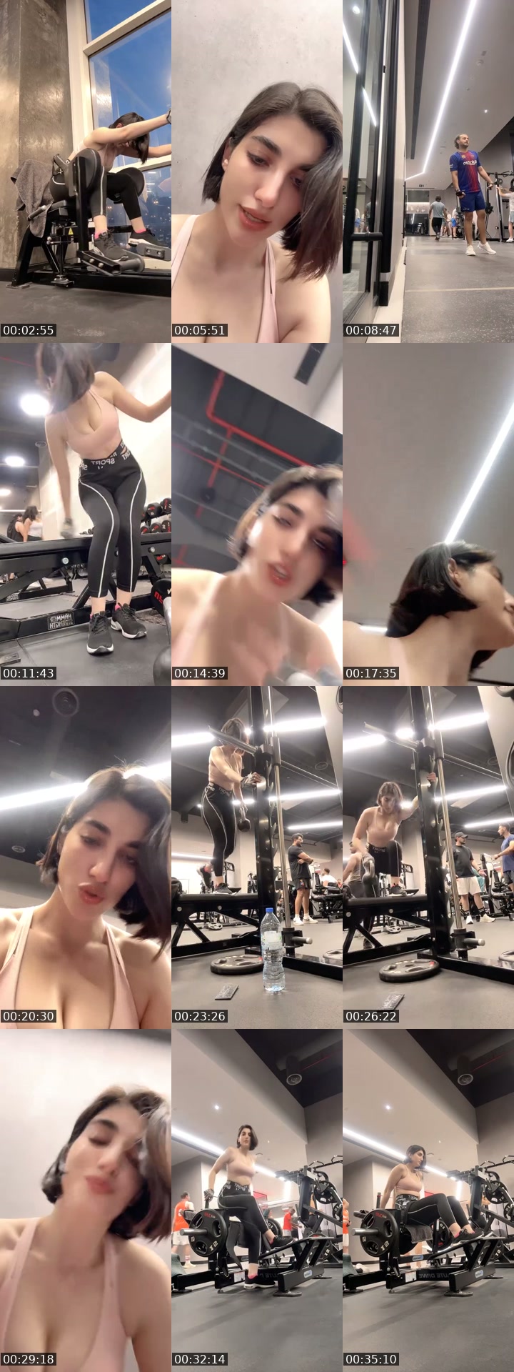 TikTok live: back to gym 🥰 by @im.swny