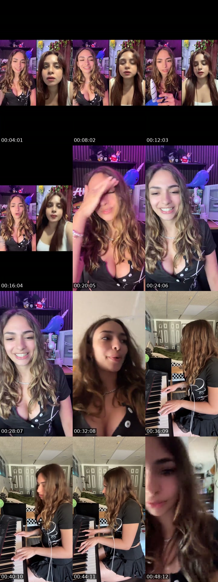 TikTok live: HAPPY MONDAYY🖤 by @akiryaxoxo