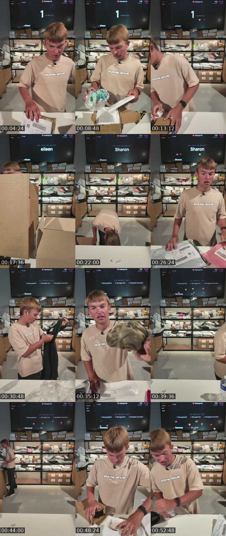 TikTok live: Pakketjes openen! by @pakketjesdotnl