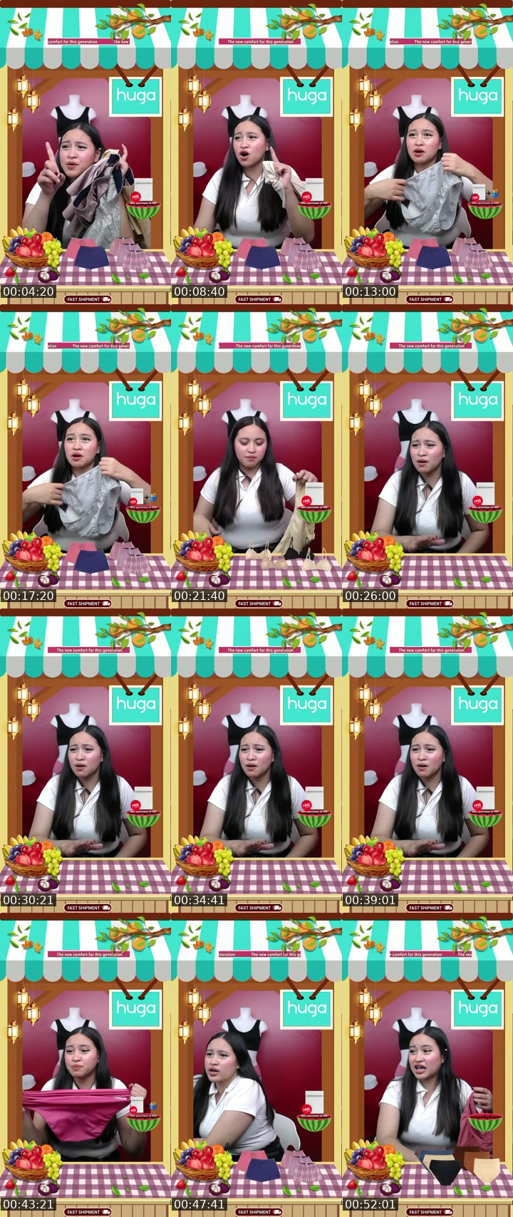 TikTok live: HUGA OFFICIAL STORE by @hugabrand