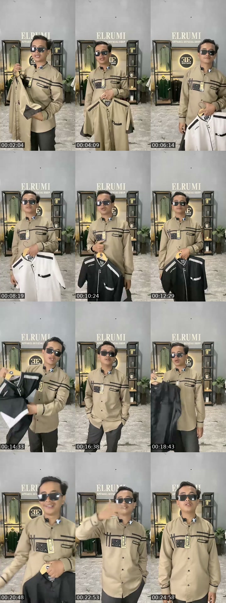 TikTok live: Promo baju koko pria by @elrumi_apparel_official