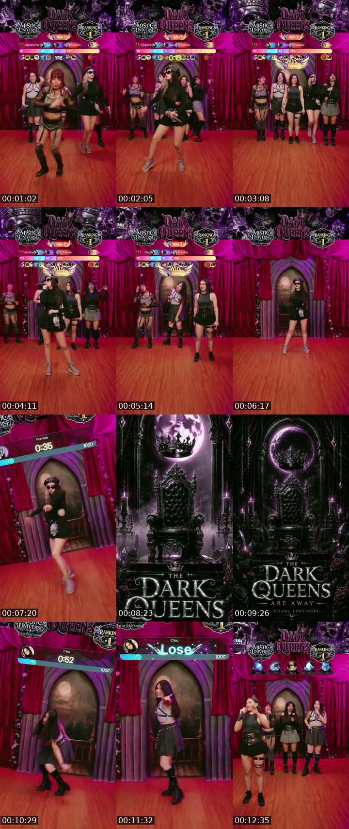 TikTok live: LUNES DARK🖤👑 by @darkqueensmx