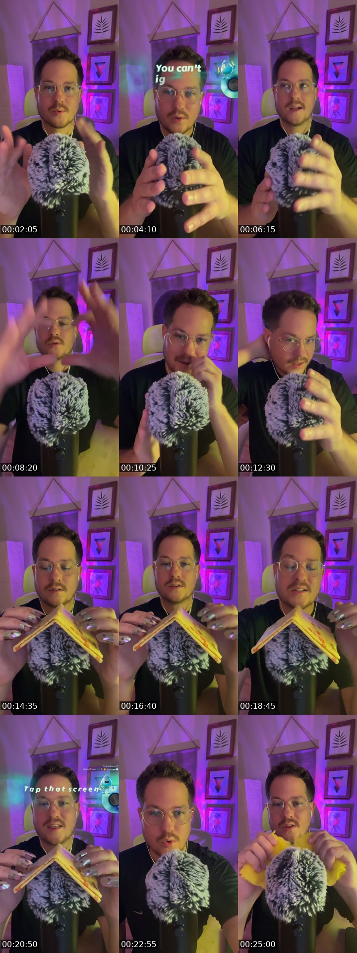 TikTok live: Cozy ASMR by @codymcgibbon