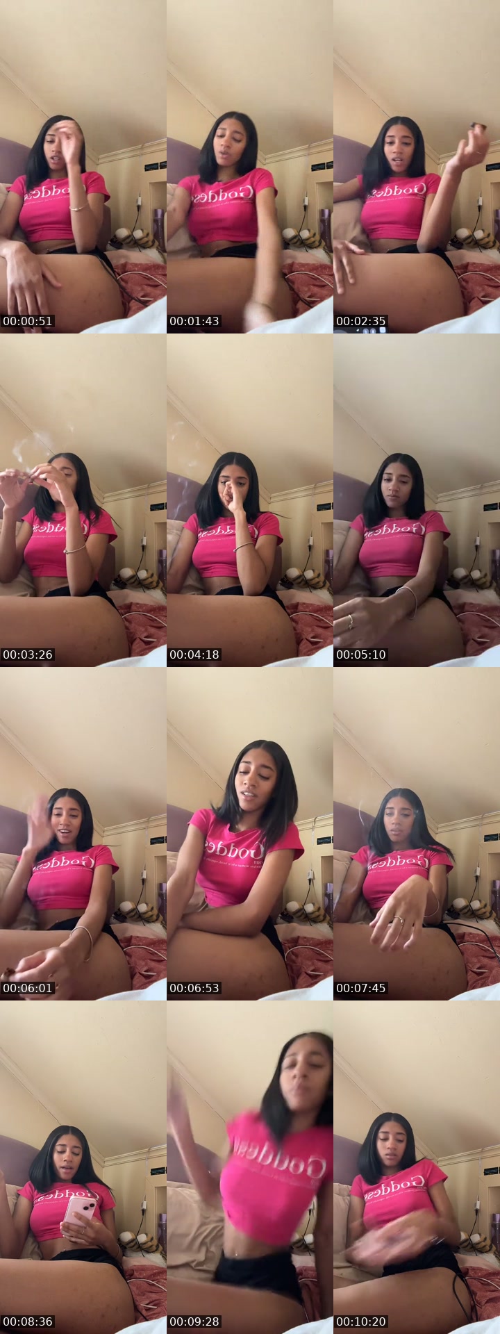 TikTok live: Smoke w me by @theonlydejah5