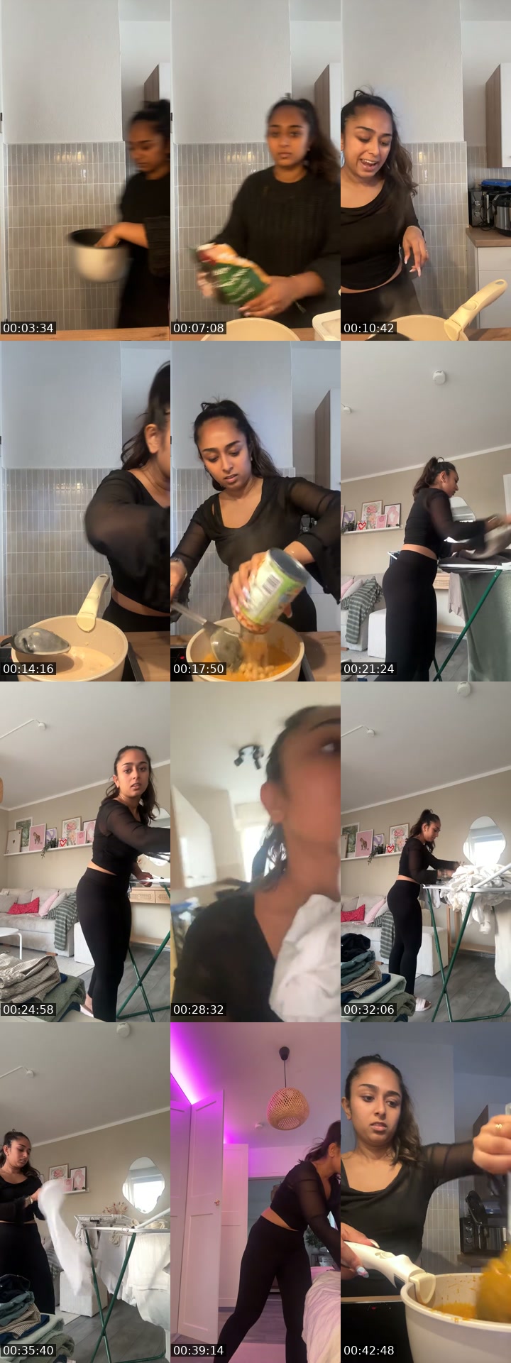 TikTok live: Cook with me by @sariiceline