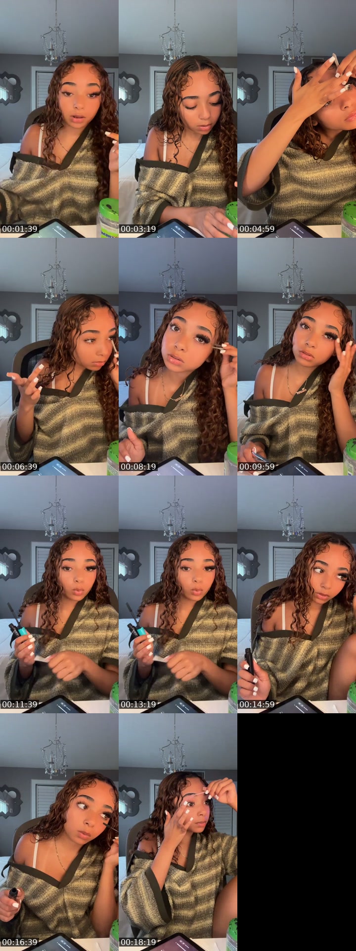 TikTok live: grwm by @teepriv4