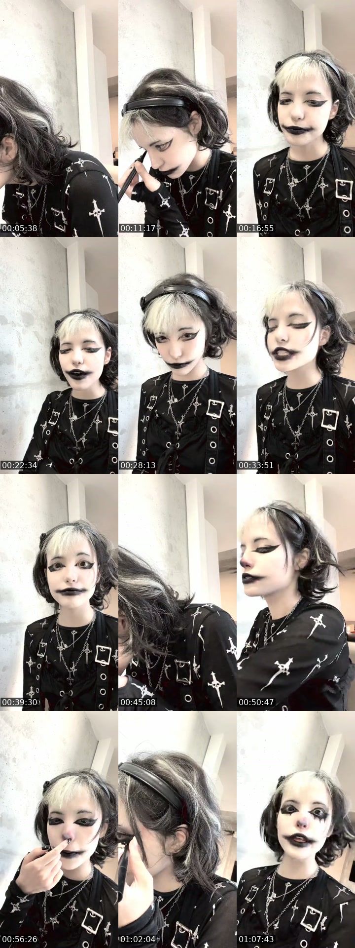 TikTok live: doing makeup by @plummy_bunny