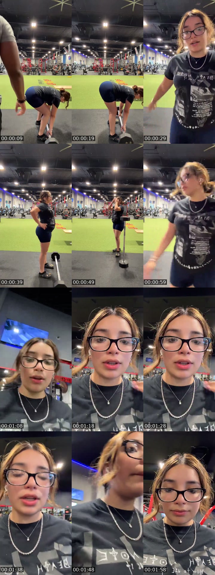TikTok live: Getting clapped at the gym by @alys2hot4u