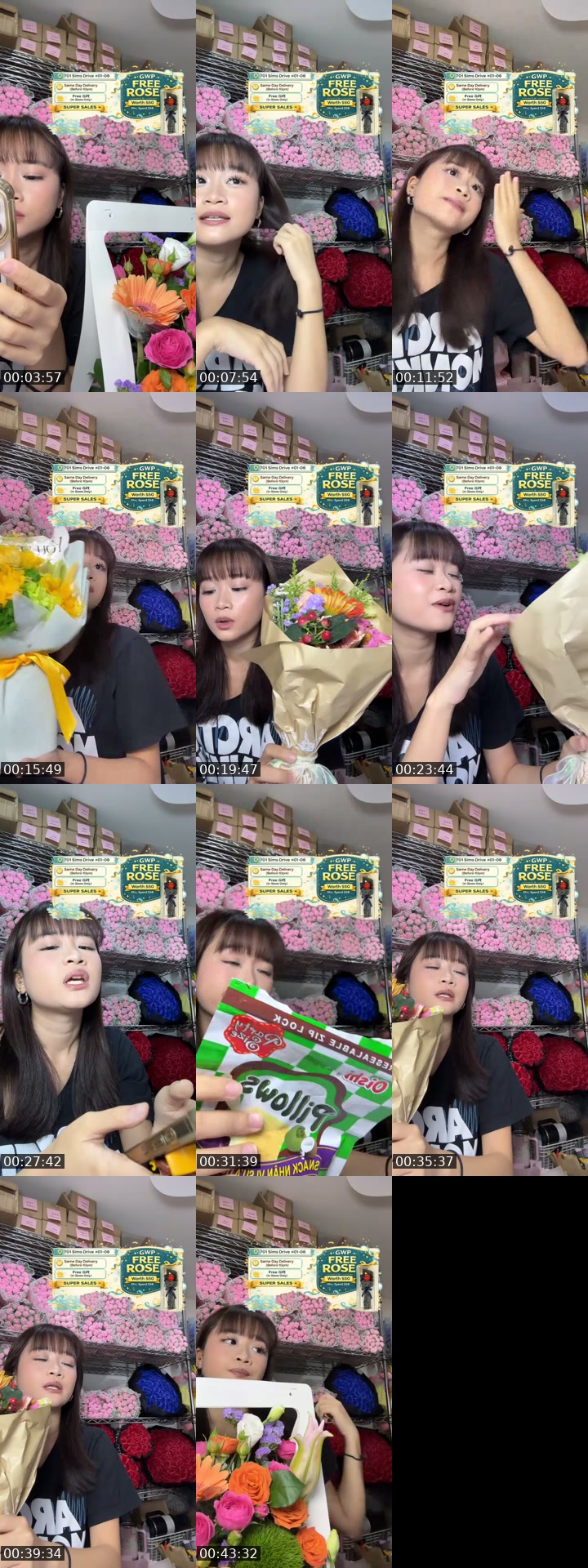 TikTok live: Tuesday deals!! by @flowershopsg