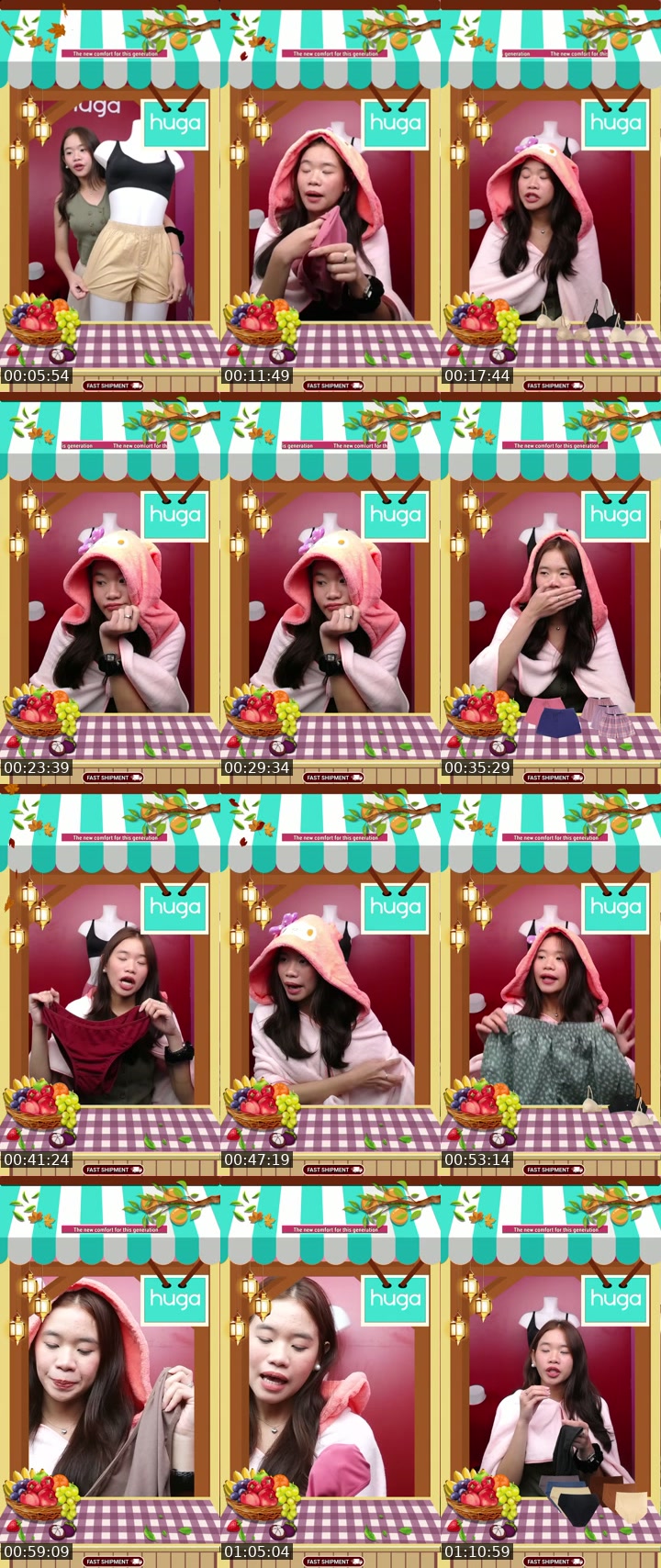 TikTok live: HUGA OFFICIAL STORE by @hugabrand