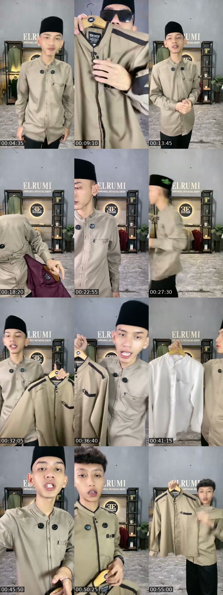 TikTok live: Promo baju koko pria by @elrumi_apparel_official