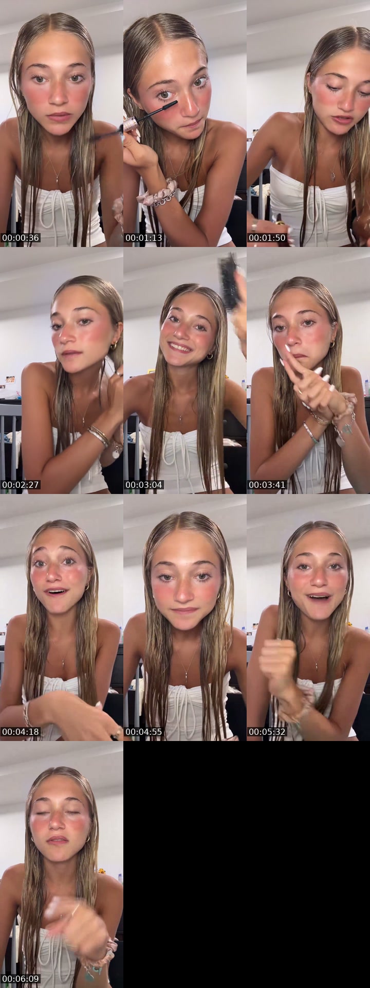 TikTok live: grwm by @allegrasgrwm