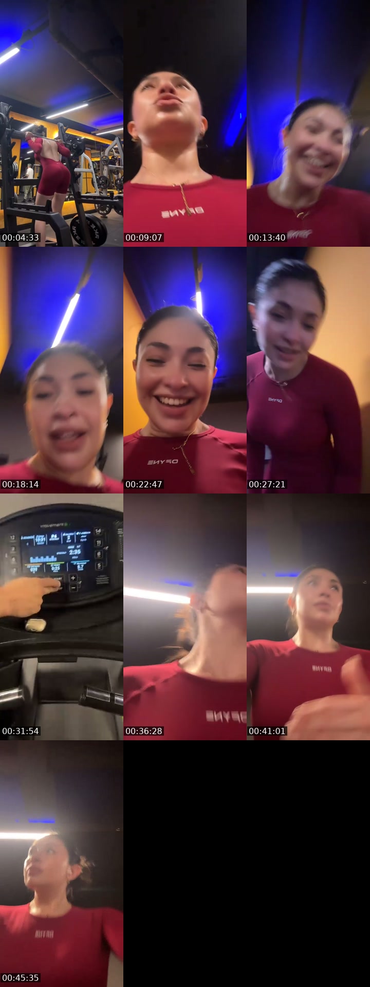 TikTok live: Gym 💪🏼 by @fresitacatalina