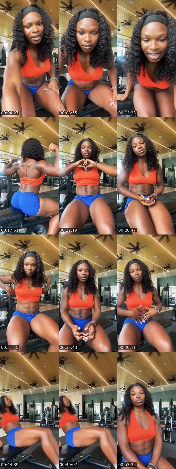 TikTok live: Live workout 🏋🏾‍♀️ by @terralicia