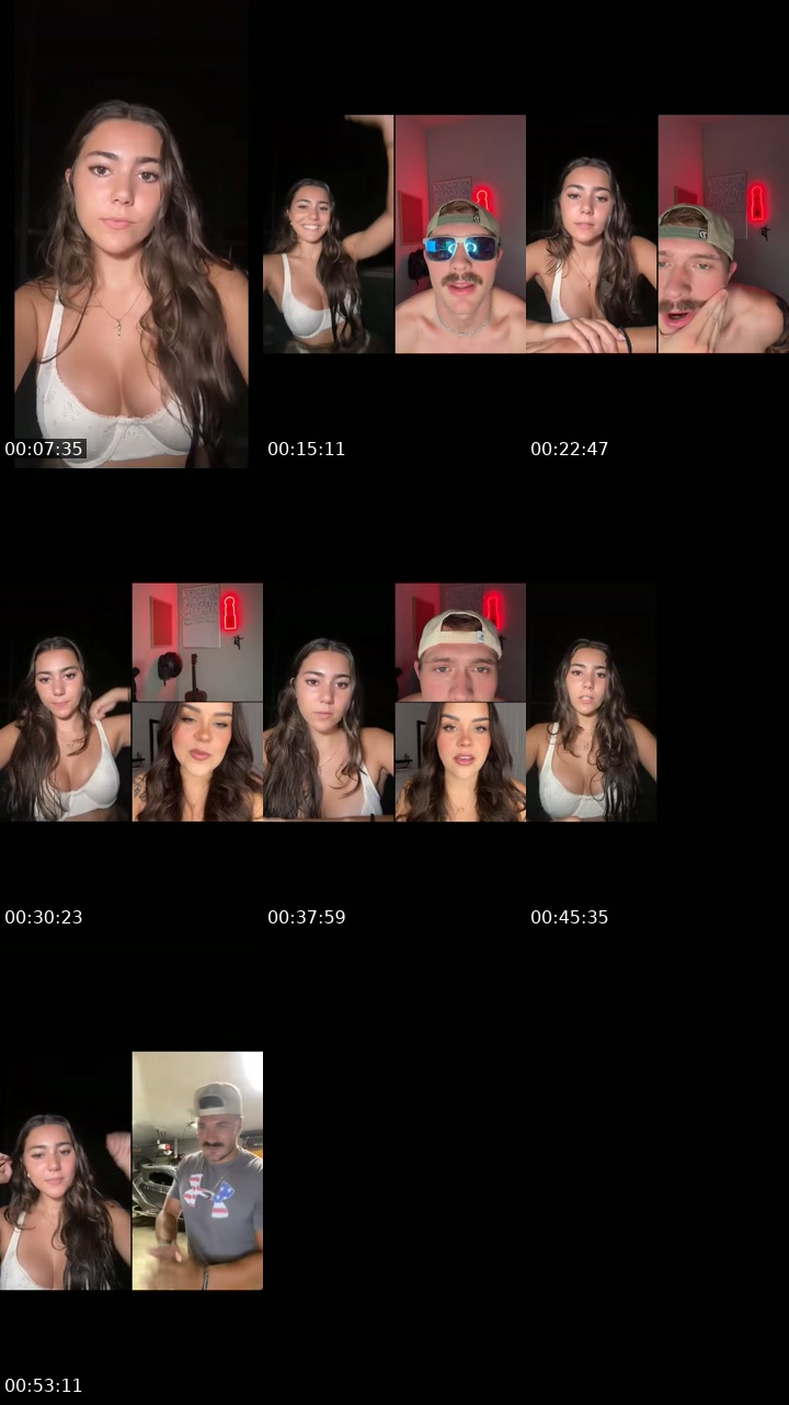 TikTok live: Hot tub night;) by @ari.dakotaa