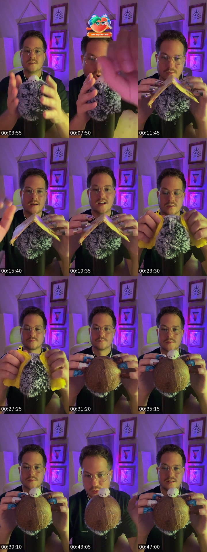 TikTok live: Cozy ASMR by @codymcgibbon
