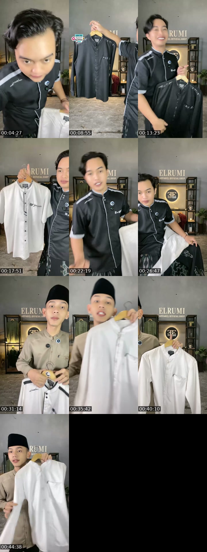 TikTok live: Promo baju koko pria by @elrumi_apparel_official