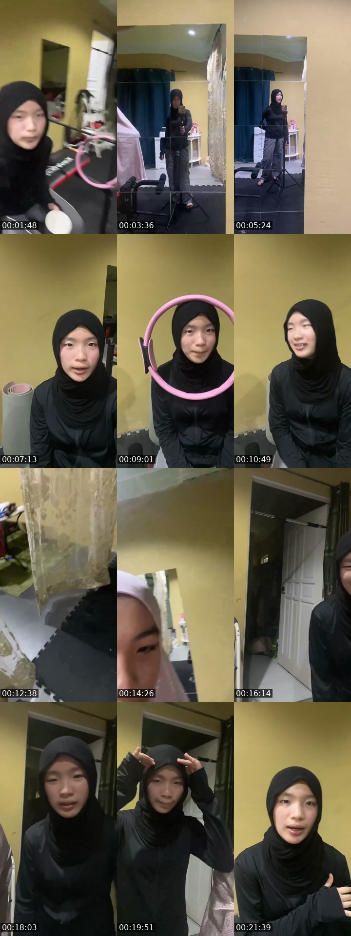 TikTok live: After abs and core workout by @haruna_jp