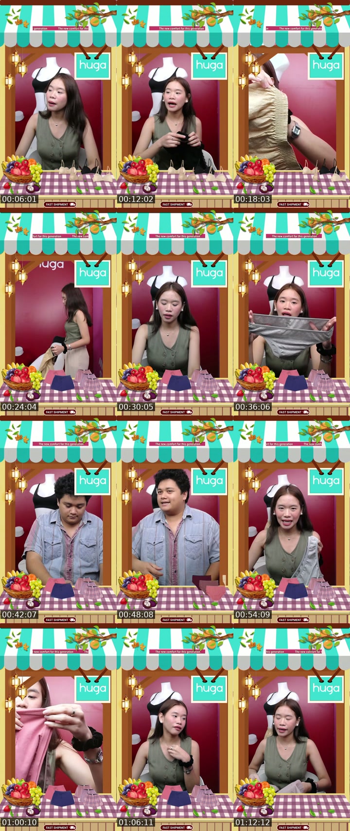 TikTok live: HUGA OFFICIAL STORE by @hugabrand