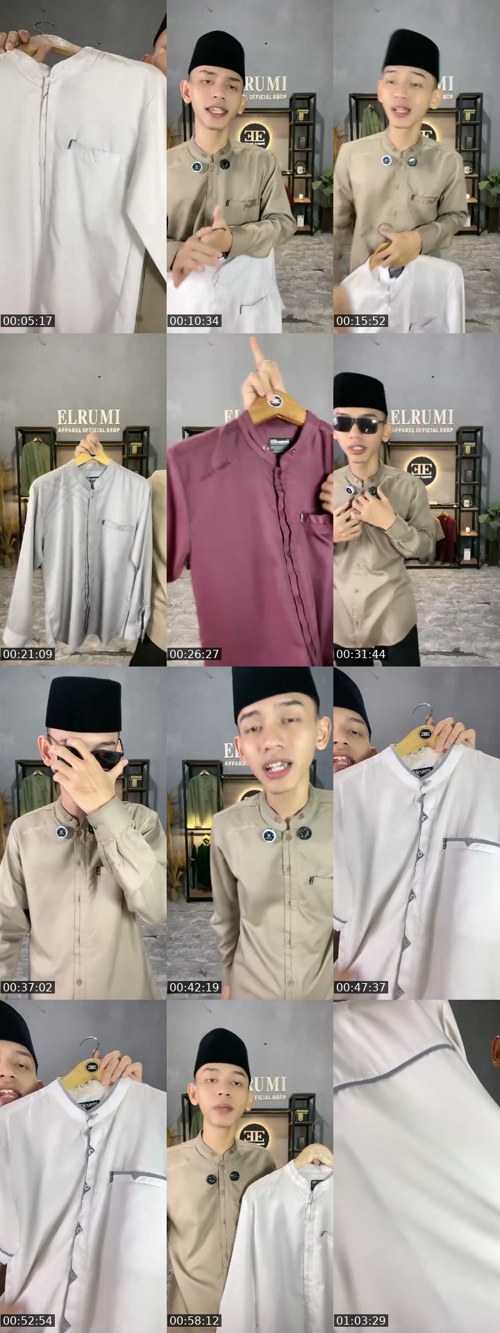TikTok live: Promo baju koko pria by @elrumi_apparel_official
