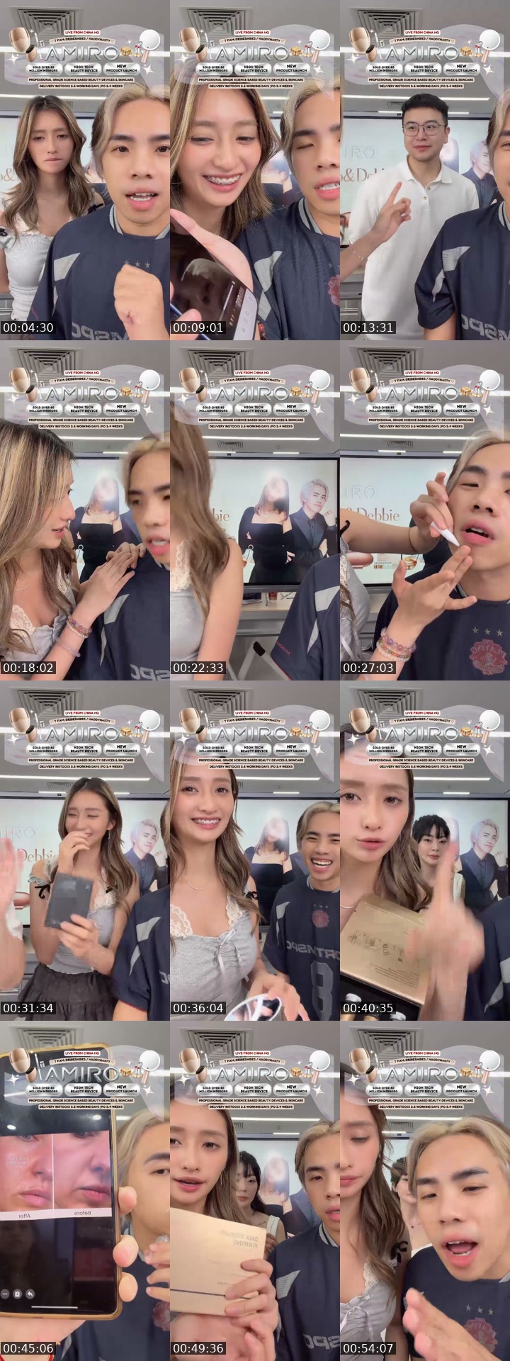 TikTok live: AMIRO in China ✨🪞 by @realdebbwie