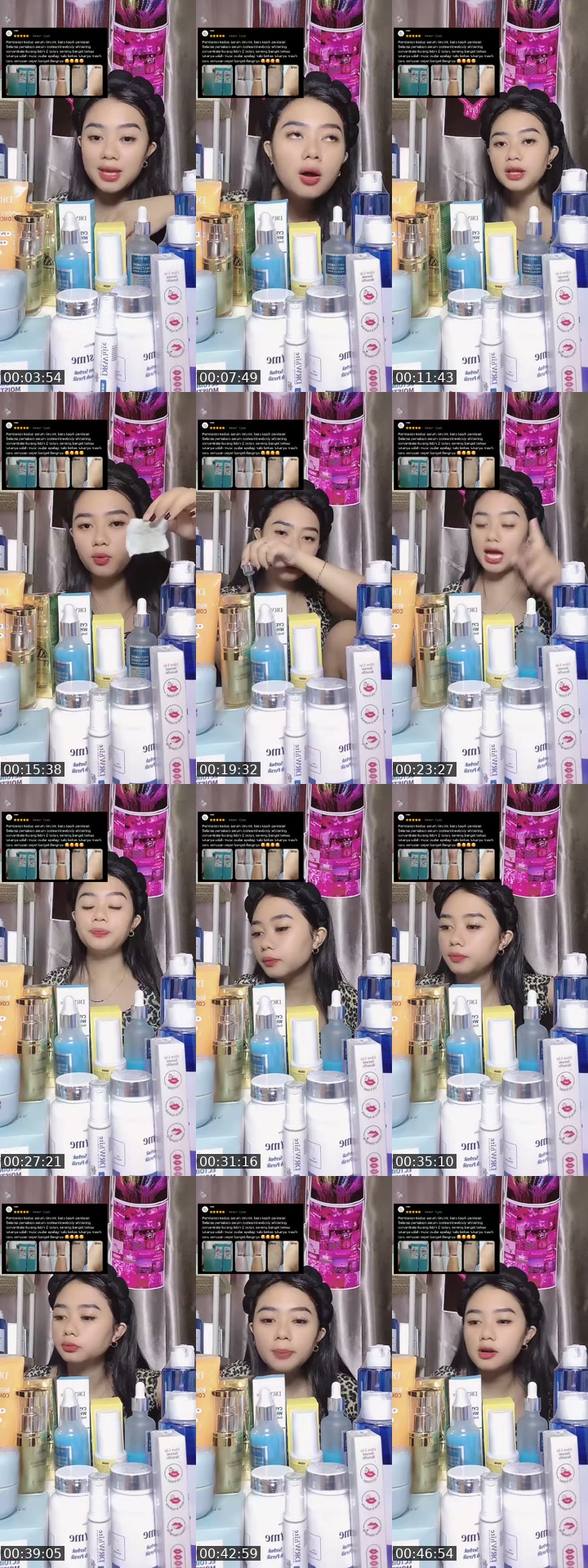 TikTok live: DISKON SPECIAL GLOW UP💗 by @silviatm_1312