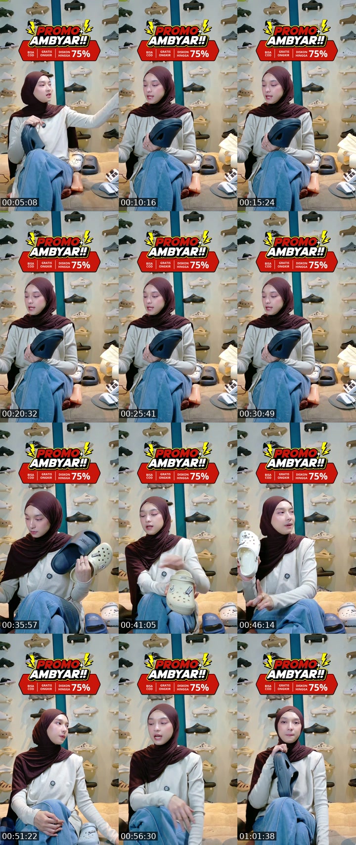 Indonesia TikTok live: WAR SANDAL 5RB AN‼️🔥 by @elabel.store