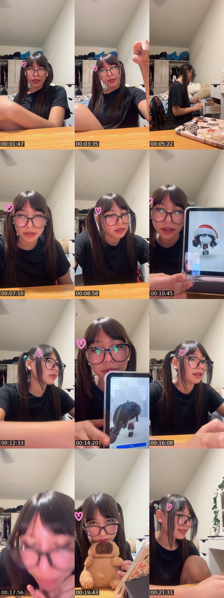 TikTok live: Un ratito pq ya me voy a dormir by @aylixin